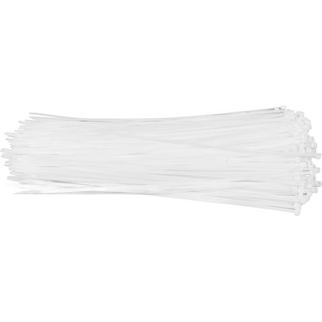 250 attaches de câble nylon résistantes aux intempéries auto-bloquantes 120 lbs 450mm/17.72in pour bureau maison (1/5)