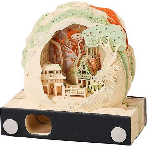 3D-Papierkunst-Kalender – Schreibtischdekoration, Geburtstagsgeschenk, Anti-Stress-Geschenk, Bergreise-Geschenk (1/5)