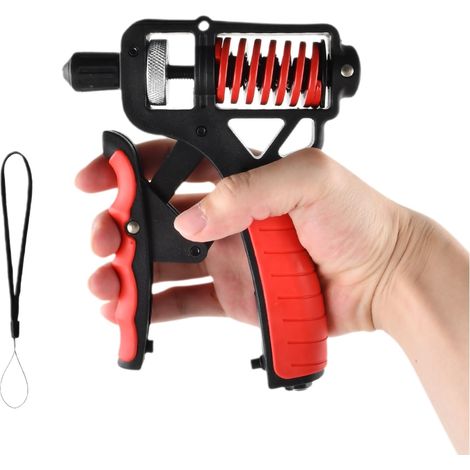 Hand Grip, Musculation avant Bras, Musculateur de Préhension avec Résistance Réglable 5-100 kg, Grip Musculation Main et Doigts, pour Entraînement des Mains (1/5)