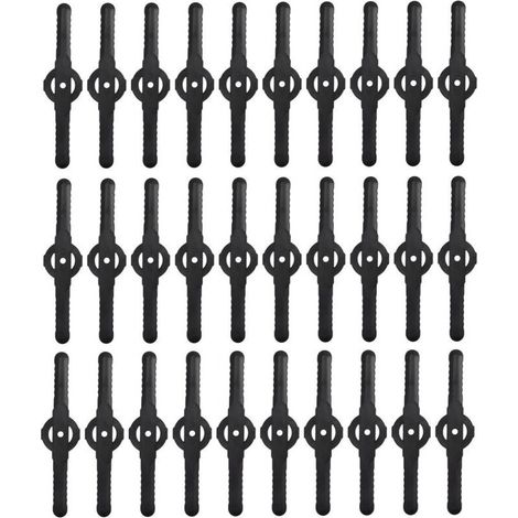 Ersatzklingenköpfe für Rasentrimmer, Rasenmäher-Freischneiderklingen, Unkrautvernichter-Messerköpfe, Zahnklinge, Edelstahlklinge und Kunststoffklinge (1/4)