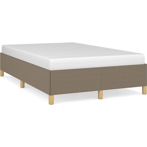 Maison Exclusive - Giroletto senza Materasso Tortora 120x200 cm Tessuto