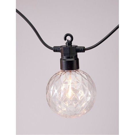 Decorazione luminosa esterno progarden party light timer 10 led 9,5 m (1/2)