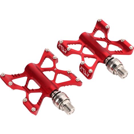 1 Paire de Pédales Vélo Rapides LitePro K5 en Alliage pour Route, VTT et Pliant avec Roulements à Billes (1/5)