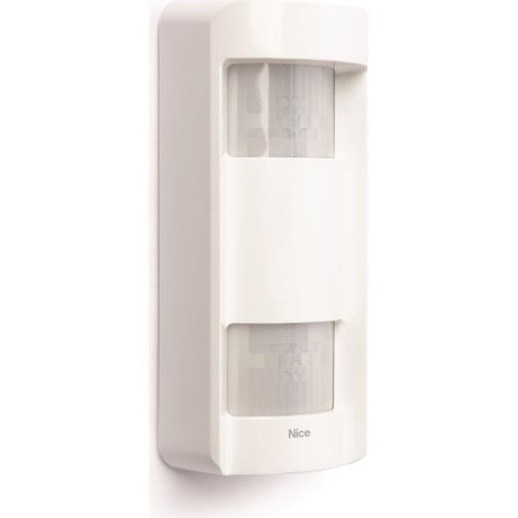 Detector Tritech NICE MNEXTTPETAA 057147 Alarma antirrobo con radio AA para exteriores con inmunidad a mascotas