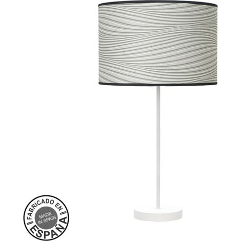 Modische Tischlampe 1xe27 weiß/weiß grau 63x30x30 cm