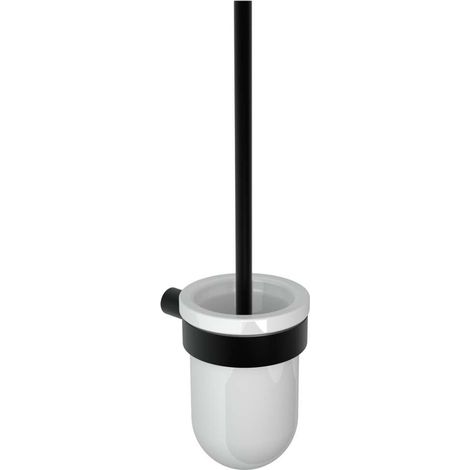 Nimco Bormo - Wand-WC-Bürste mit Halter, mattschwarz BRC 11094KU-90 (1/2)