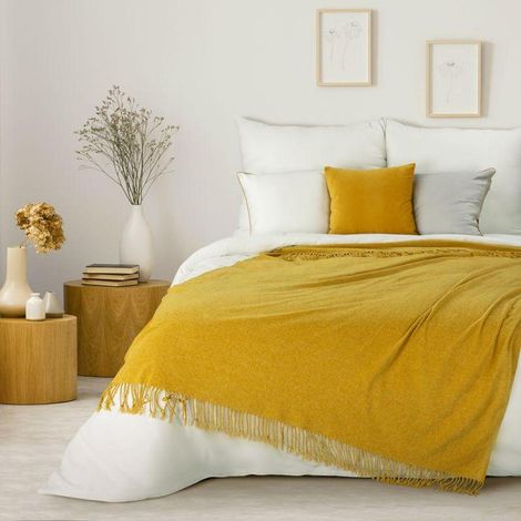COPERTA ACRILICA 4 130 X 170 CM GIALLA (1/5)