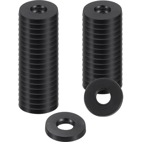 36Pcs Joints En Caoutchouc, 1/2 OD x 1/4 ID x 0.06" Épaisseur Rondelles Plates Pour Boulons Entretoises, Tête De Douche, Plomberie, Raccordement De Tuyau (1/5)