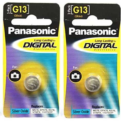 Panasonic LR-44EL/2B - Pila 2 x LR44 - Alcalina - 120 mAh (1/2)