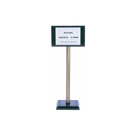 Poteau tertiaire Champagne avec support d'information A4 - 2000338