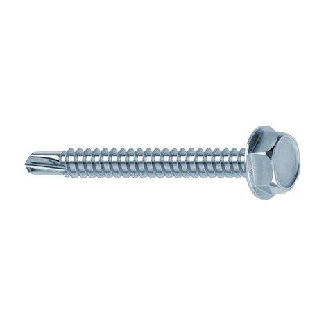VITE AUTOPERFORANTE METALLO DRILLEX MUSTAD - TECC ZINC BIANCA/CHROMITING MM 5,5X32 CF=PZ 200- 1 confezioni