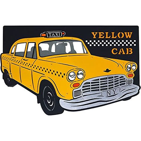 Applique murale Fun Noir Jaune Métal Plastique 41 x 8 x 26,5 cm (1/2)