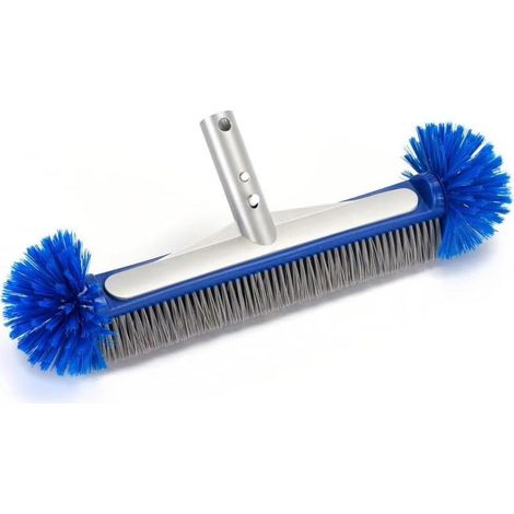 Brosse À Récurer Manuelle pour Piscine, Tête De Brosse pour Le Nettoyage des Algues, Outil De Nettoyage pour Piscine, pour Nettoyer Les Parois, Les Sols, Les Marches Les Coins De Piscine (1/5)