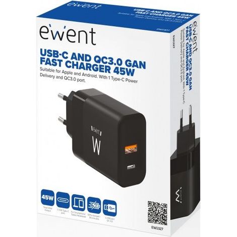 Cable USB Ewent EW1327 Negro