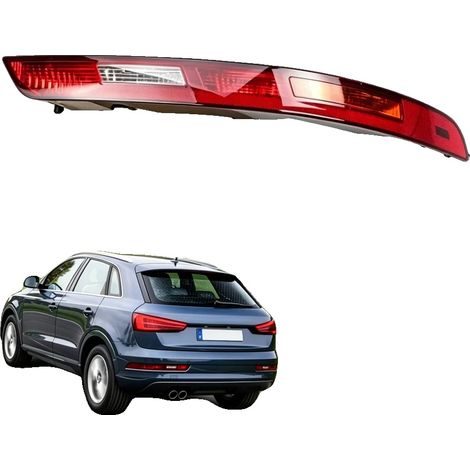 Gruppo fendinebbia posteriore, in plastica ABS ad alta resistenza, impermeabile e antipolvere, montaggio standard, progettato per Audi Q3 2016-2018, visibilità migliorata (1/5)