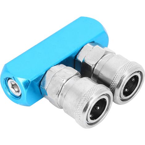 Raccord rapide pour compresseurs d'air, connexions pneumatiques, alliage d'aluminium, connecteur enfichable (1/5)