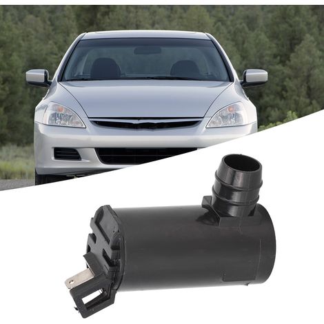 Scheibenwaschpumpe kompatibel mit Honda Accord 1986-2007, Teilenummer 38512-SDA A01, Scheibenwischerflüssigkeit vorne, Neuteil, direkter Ersatz. (1/5)