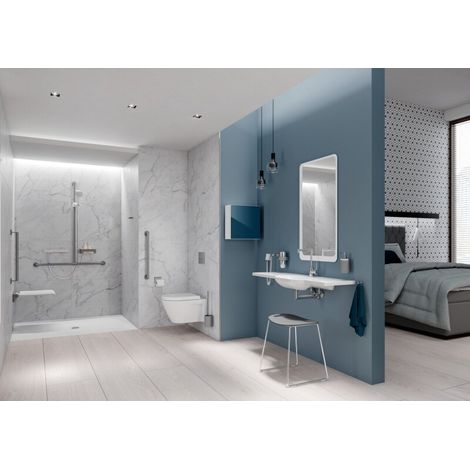 HEWI 900.03.00160 Panier de douche droit CV (1/2)