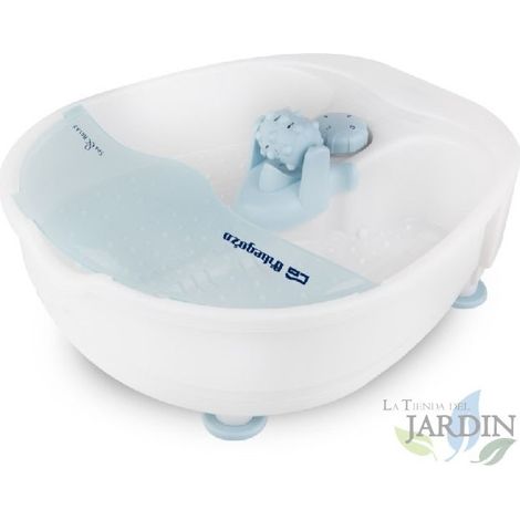 Appareil de massage des pieds Orbegozo 3 modes de fonctionnement.  Il peut être utilisé avec ou sans eau