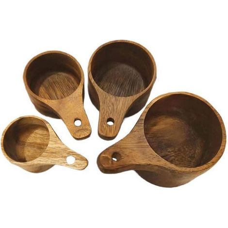 Cuillère Doseuse En Bois - Pour Café Sucre Épices Miel - Cuisine Pâtisserie Bar - 1 Pièce (1/2)