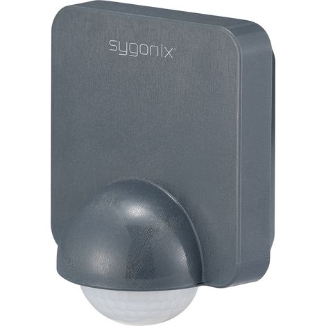 Sygonix SY-5836536 Wand PIR-Bewegungsmelder 360 ° Relais Dark-Grey IP54