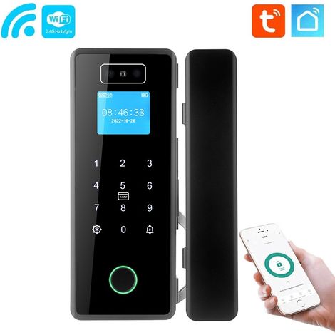 Tuya Serratura per Porta in Vetro Smart WiFi con Riconoscimento Facciale e Schermo (1/5)