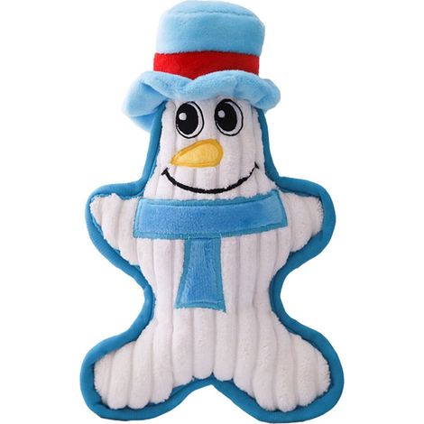 Jouet Squeaker Pour Chien - Peluche Interactive De Noël - Forme De Pingouin Bleu - Pour Chiens Petits À Grands - 1 Pièce (1/5)