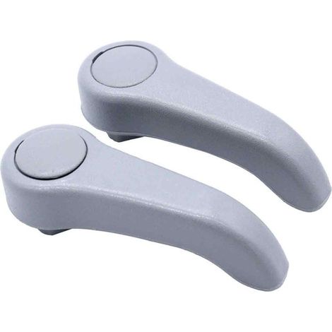 Sitzverstellgriffe – rechter und linker Hebel – für Renault Clio Twingo – Grau – 2er-Set (1/5)