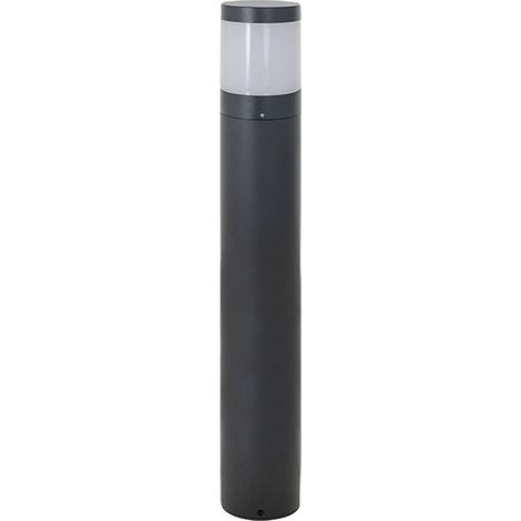 Bugio lampione medio ip54 1x7w led 340lm 6500k h.65xp.10cm alluminio+pc antracite (1/2)