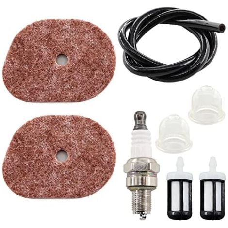 VURAHOME - Carb Filtre à air Filtre à Carburant pour Stihl FS40 FS50 FS50C FS56 FS56R FS70 FS70RC KM56 KM56RC FC56 FC70 HT56C 4144 124 2800 0000 350 3513 Tondeuse Débroussailleuse CMR6H Bougie dalluma (1/5)