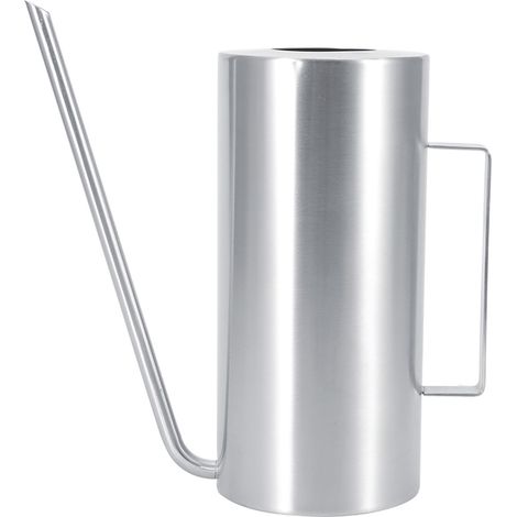 Arrosoir d'intérieur/extérieur en acier inoxydable de 1,5 L avec long bec verseur pour plantes et fleurs de jardin. (1/5)