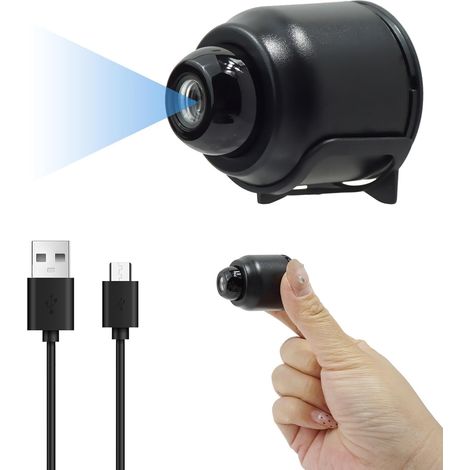 Mini Caméra œil de Chat WiFi 1080p avec Vision Nocturne - Caméra sans Fil Sécurisée pour Maison, Bureau et Voiture, Grand Angle 140° et, Surveillance à Distance Via Application Smartphone (1/5)