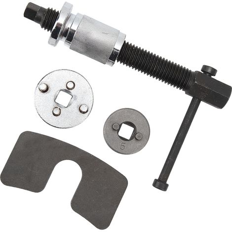 Outil de rembobinage de piston d'étrier de frein à disque robuste et antidérapant, en 4 pièces, pour la réparation des freins de voiture (1/5)