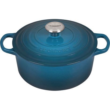 Cocotte ronde en fonte émaillée avec couvercle, 24 cm, 4,2 L, Deep Teal, 21177246422430 (1/5)