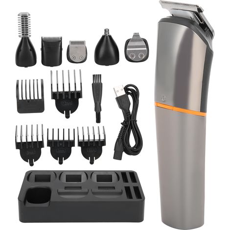 Tondeuse Électrique 6 en 1 Portable avec Recharge USB - Outil de Coupe et Styling Capillaire