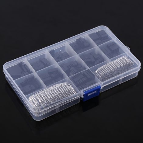 Kit de 620 connecteurs cavaliers DuPont 2,54 mm avec bornier (1/2)