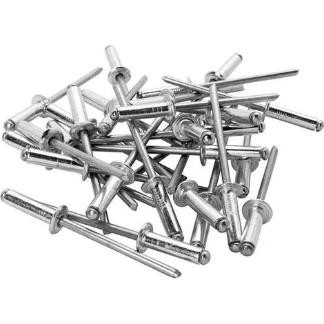 Rivet de plaque - Alu - Sachet de 20pcs
