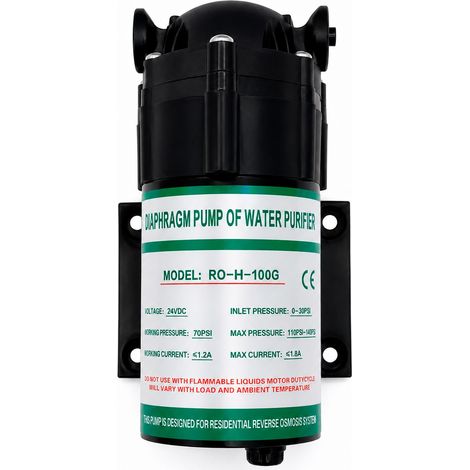 Universal Boosterpumpe für Umkehrosmose 50G, 75G und 100G (24V) (1/5)