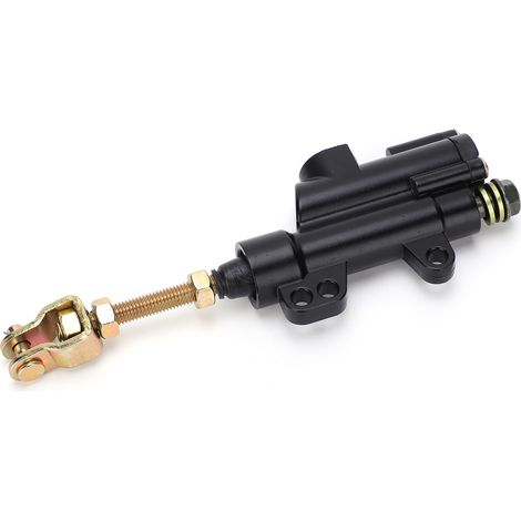 Maître-cylindre hydraulique pour frein arrière de motos, quads et motos de cross (noir) (1/5)
