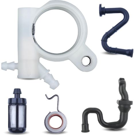 LinDuxe MS251 Ölpumpen-Set für Stihl MS251 MS231 MS231C MS251C Kettensäge, Ölpumpe + Schneckengetriebe + Kraftstofffilter + Ölschlauch + Kraftstoffleitung, Ersatzteile Nr. 1143 640 3201 (1/4)