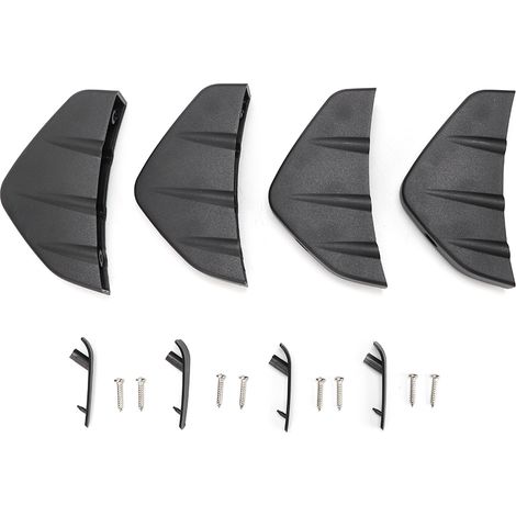 Modification de voiture : aileron de pare-chocs arrière en forme d'aileron de requin (4 pièces) (1/5)