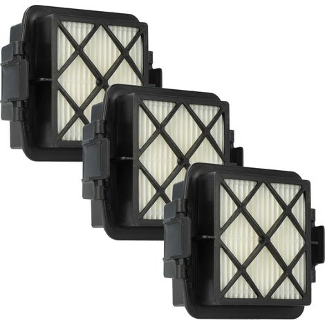 vhbw 3x filtro sostituisce Kärcher 2.863-240.0 per aspirapolvere - filtro HEPA nero / bianco