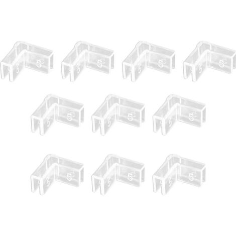 Lot de 10 protections d'angle pour aquarium, cache-angles en verre-5mm