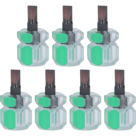 Tournevis plat trapu 7 pièces multifonction pour machine à coudre, manche ergonomique antidérapant (1/5)