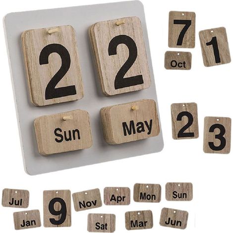 Petit Calendrier Perpétuel bois