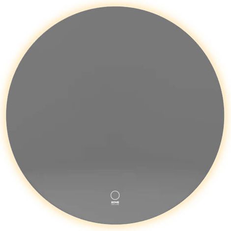 HOME DELUXE - LED-Spiegel Rund SILA  Größe: 100 cm  LED-Spiegel Spiegel Schminkspiegel Badezimmerspiegel
