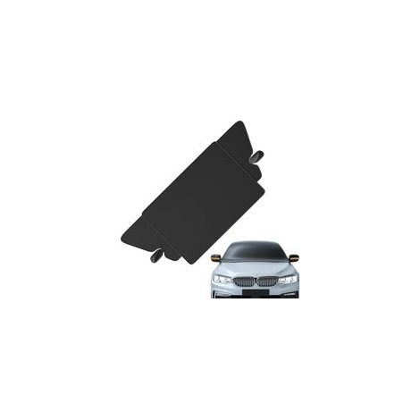 Housse antigel pour Pare-Brise,Pare-Soleil de Voiture Pliable avec couvercles de rétroviseurs latéraux et Bandes d'avertissement réfléchissantes - Couverture de Pare-Brise de Voiture