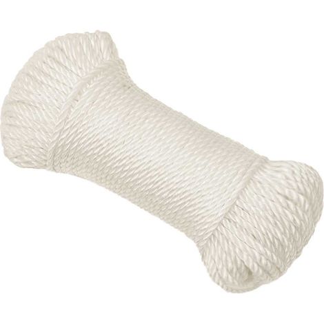 Maison Exclusive - Arbeitsseil Weiß 6 mm 100 m Polypropylen