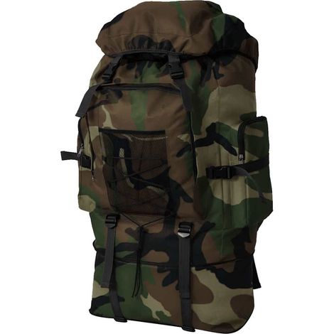 Teenpull – Rucksack Armee-Stil XXL 100 L Tarnmuster (1/5)
