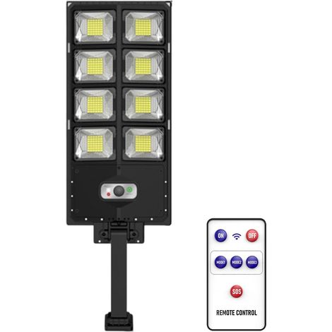 Solar Street Lights Outdoor with Motion Sensor, Waterproof LED Landscape Pathway Lights for Yard Road Driveway Walkway, Solar Powered Multi-Mode Lighting for Night Security (1/5)